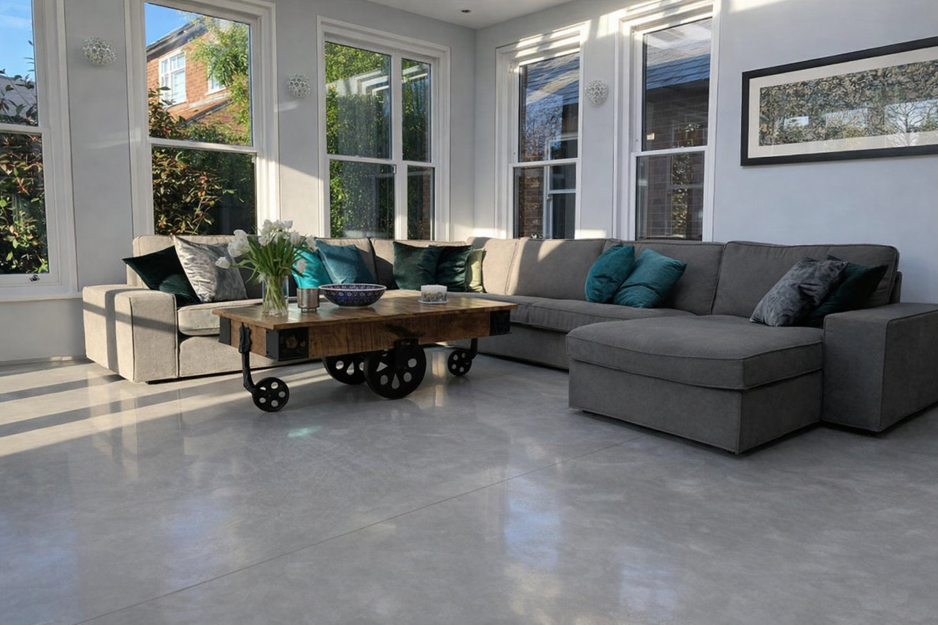Concrete floor installation in Missoula, MT